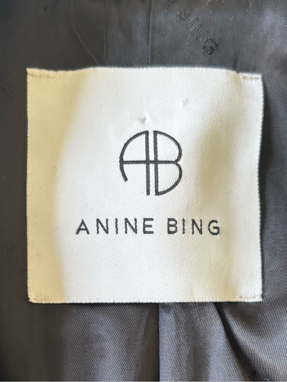 Anine Bing Quinn Blazer | Black | Size S - Picture 4 of 12